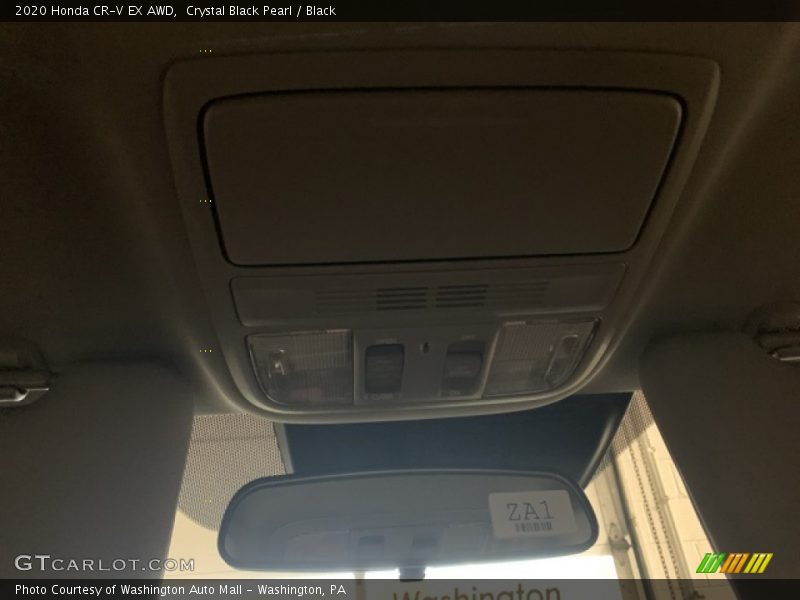 Crystal Black Pearl / Black 2020 Honda CR-V EX AWD