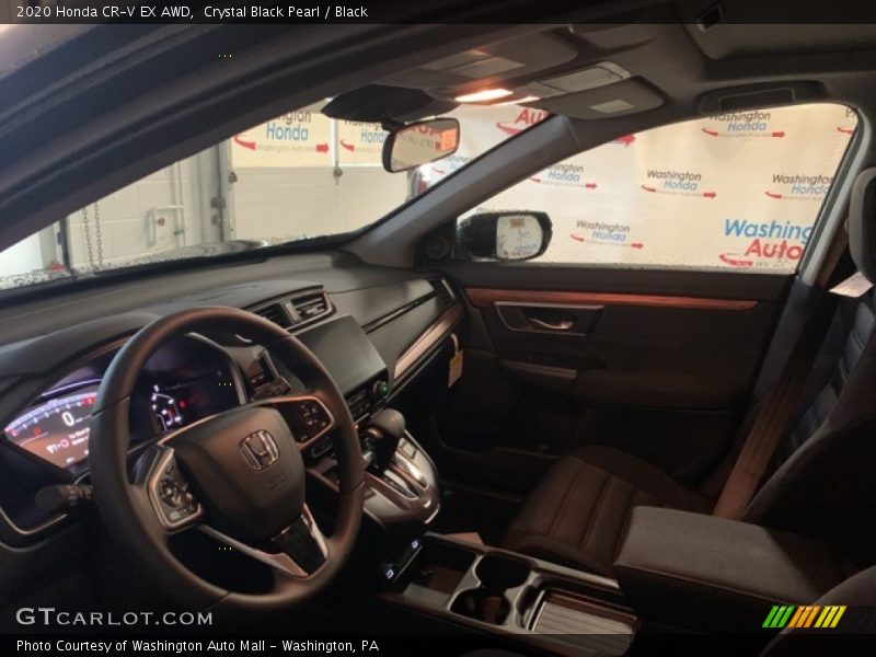 Crystal Black Pearl / Black 2020 Honda CR-V EX AWD