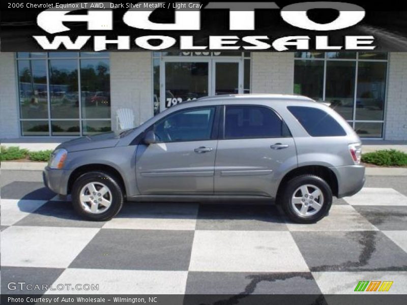 Dark Silver Metallic / Light Gray 2006 Chevrolet Equinox LT AWD