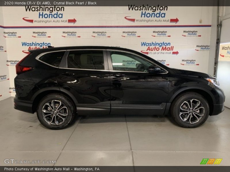 Crystal Black Pearl / Black 2020 Honda CR-V EX AWD