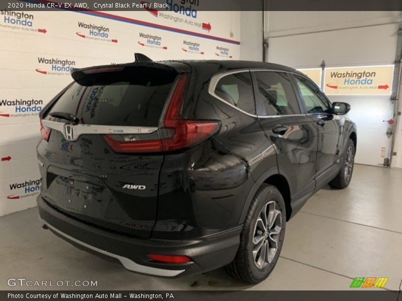 Crystal Black Pearl / Black 2020 Honda CR-V EX AWD