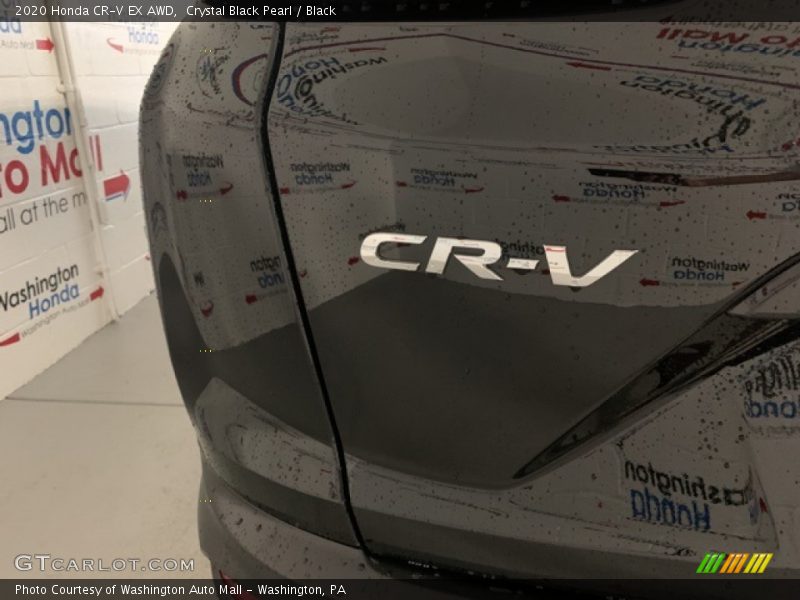 Crystal Black Pearl / Black 2020 Honda CR-V EX AWD
