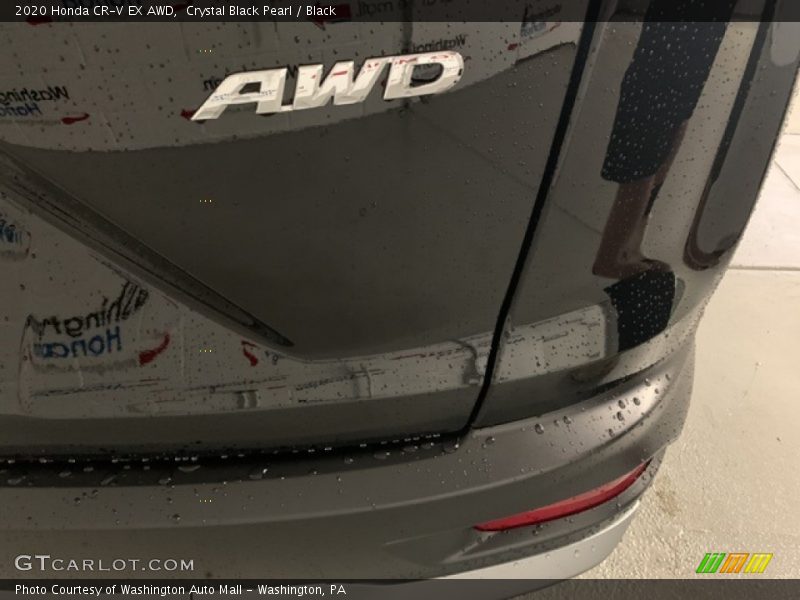 Crystal Black Pearl / Black 2020 Honda CR-V EX AWD
