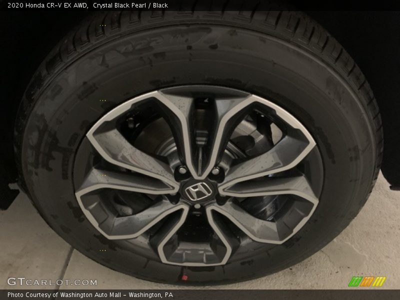Crystal Black Pearl / Black 2020 Honda CR-V EX AWD
