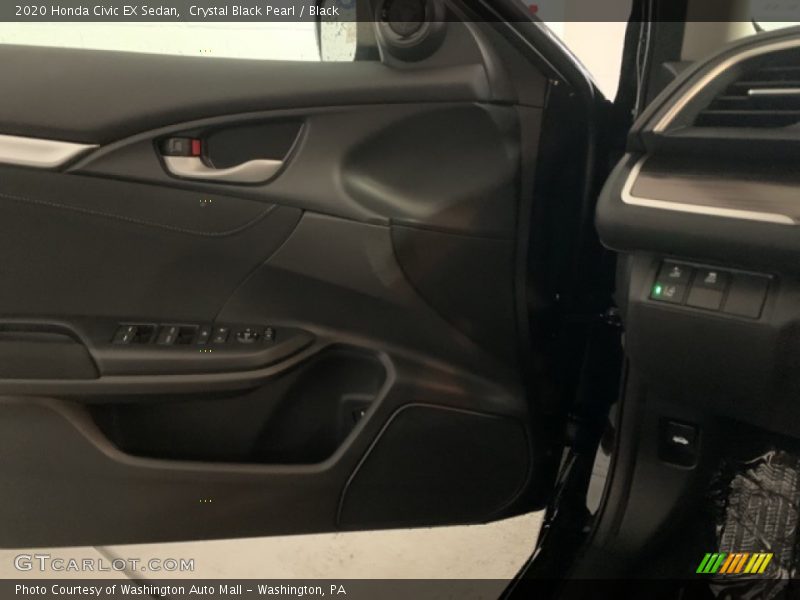 Crystal Black Pearl / Black 2020 Honda Civic EX Sedan