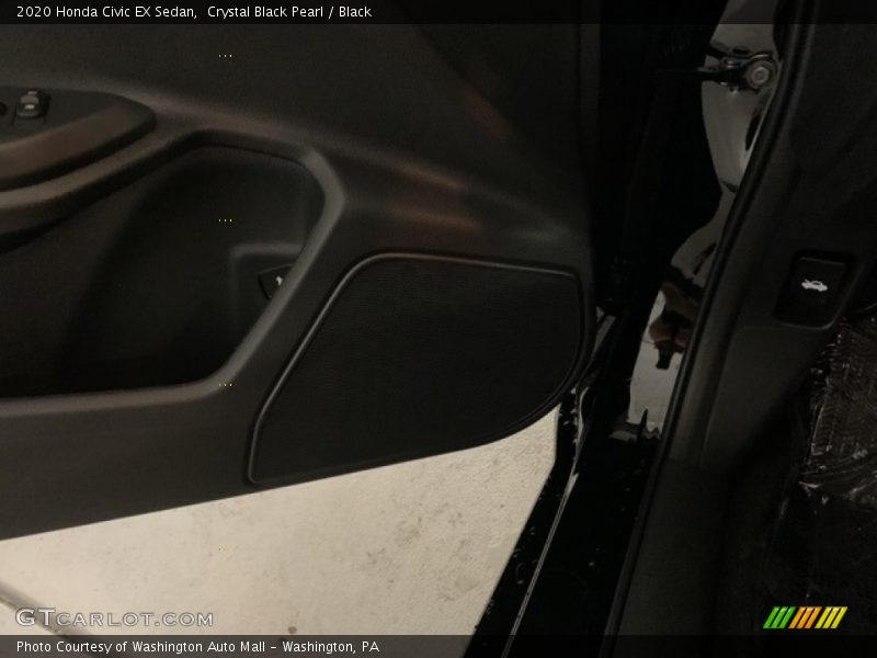 Crystal Black Pearl / Black 2020 Honda Civic EX Sedan