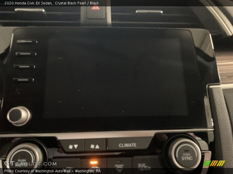 Crystal Black Pearl / Black 2020 Honda Civic EX Sedan
