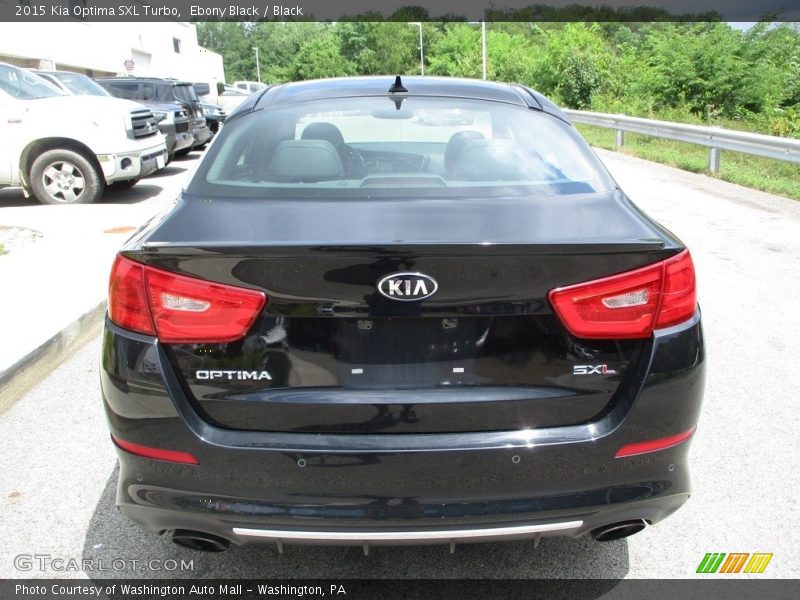 Ebony Black / Black 2015 Kia Optima SXL Turbo