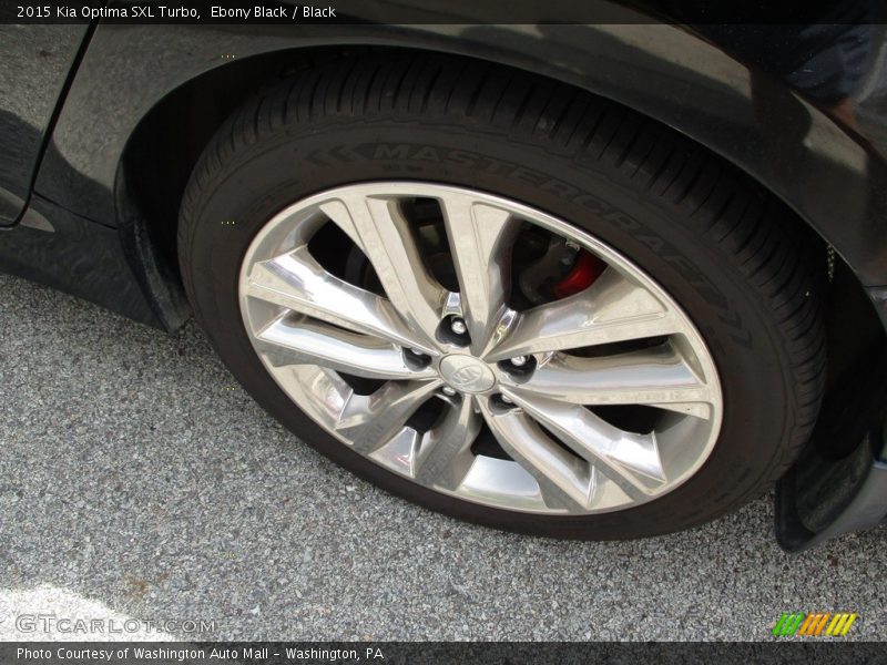 Ebony Black / Black 2015 Kia Optima SXL Turbo