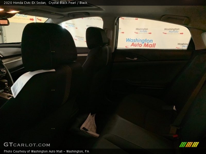 Crystal Black Pearl / Black 2020 Honda Civic EX Sedan