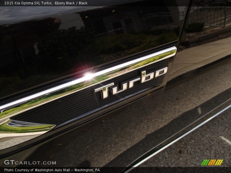 Ebony Black / Black 2015 Kia Optima SXL Turbo