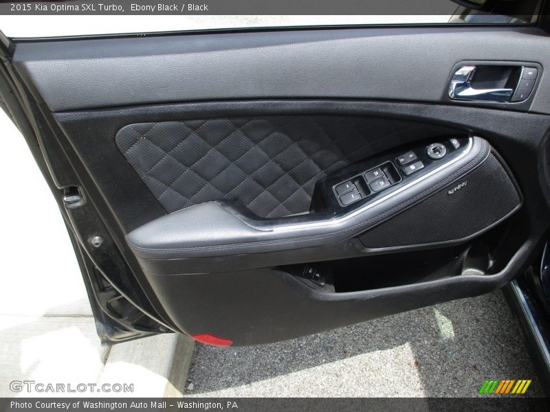 Ebony Black / Black 2015 Kia Optima SXL Turbo