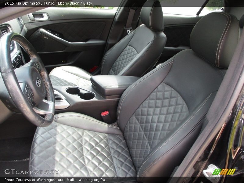 Ebony Black / Black 2015 Kia Optima SXL Turbo