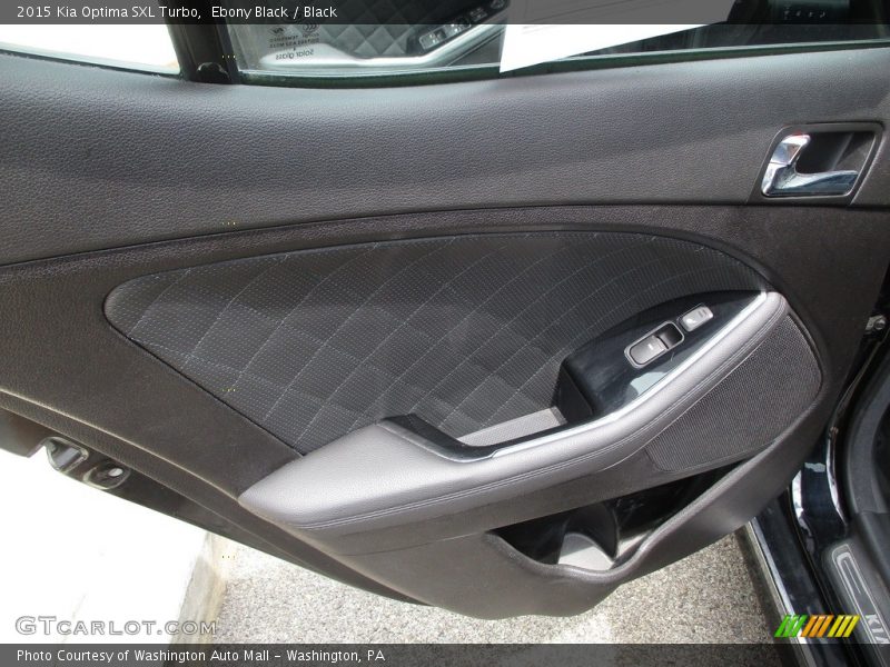 Ebony Black / Black 2015 Kia Optima SXL Turbo