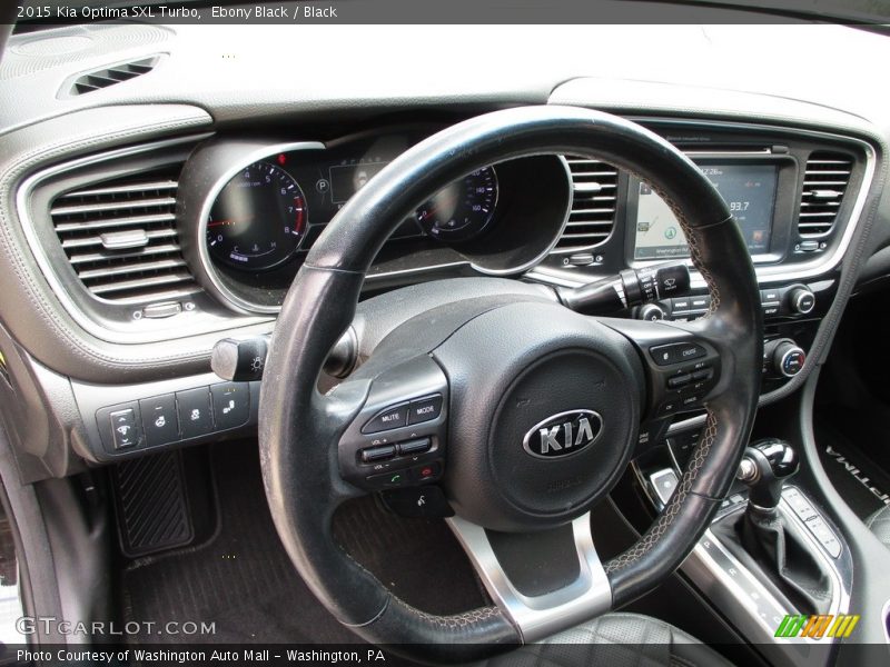 Ebony Black / Black 2015 Kia Optima SXL Turbo