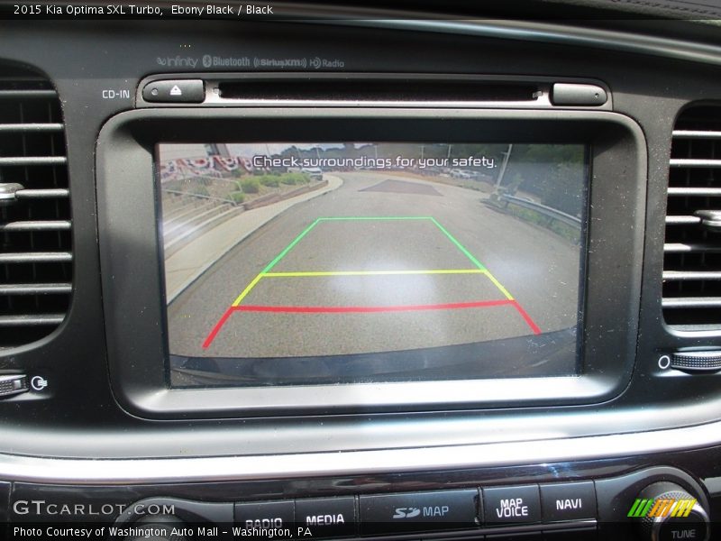 Ebony Black / Black 2015 Kia Optima SXL Turbo