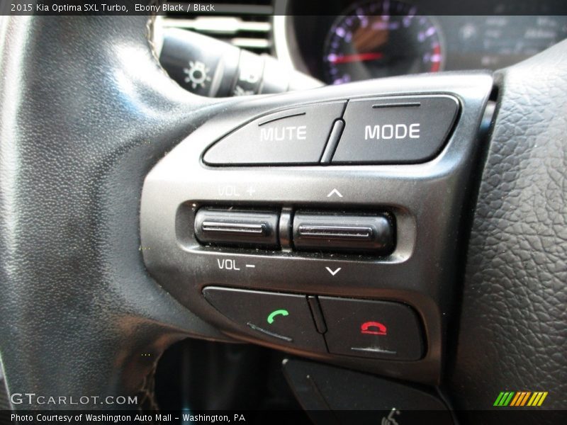Ebony Black / Black 2015 Kia Optima SXL Turbo