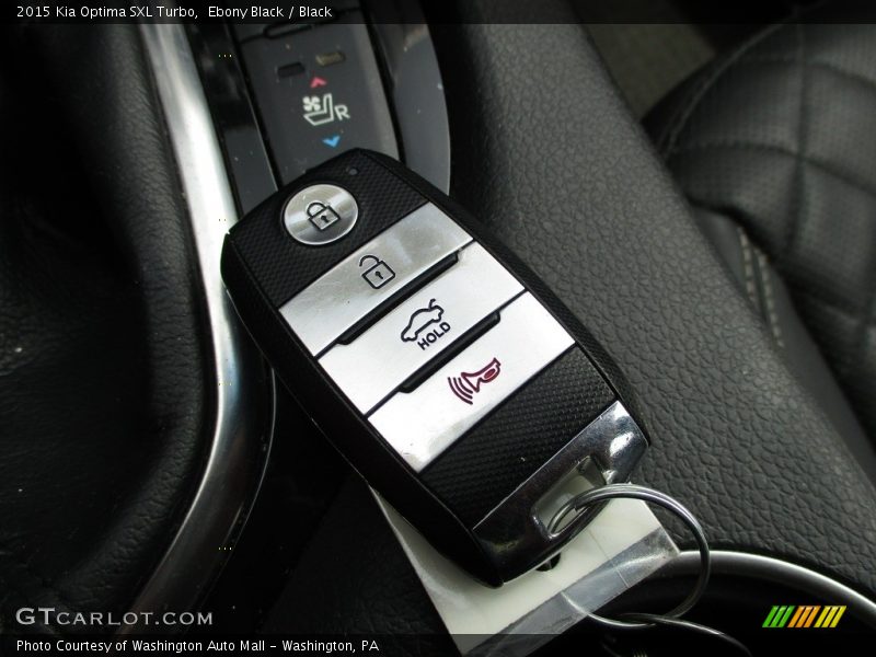 Ebony Black / Black 2015 Kia Optima SXL Turbo
