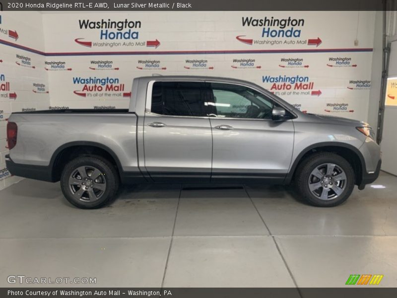 Lunar Silver Metallic / Black 2020 Honda Ridgeline RTL-E AWD