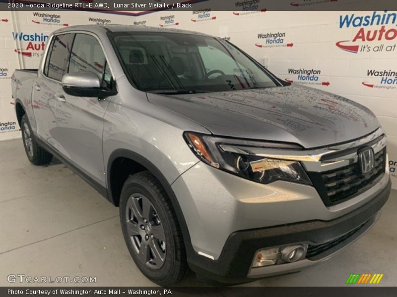 Lunar Silver Metallic / Black 2020 Honda Ridgeline RTL-E AWD