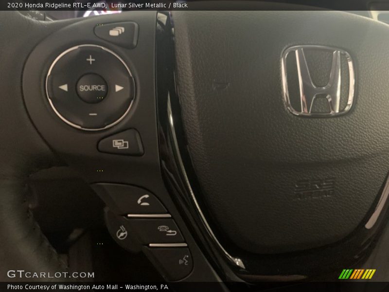 Lunar Silver Metallic / Black 2020 Honda Ridgeline RTL-E AWD
