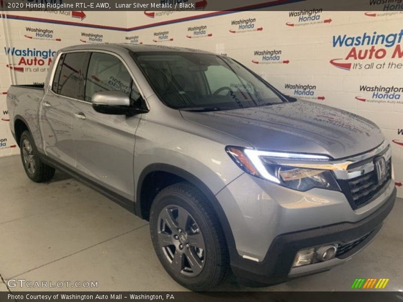 Lunar Silver Metallic / Black 2020 Honda Ridgeline RTL-E AWD