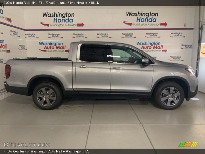 Lunar Silver Metallic / Black 2020 Honda Ridgeline RTL-E AWD