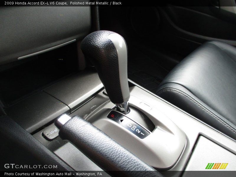 Polished Metal Metallic / Black 2009 Honda Accord EX-L V6 Coupe
