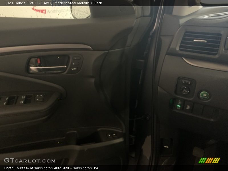Modern Steel Metallic / Black 2021 Honda Pilot EX-L AWD