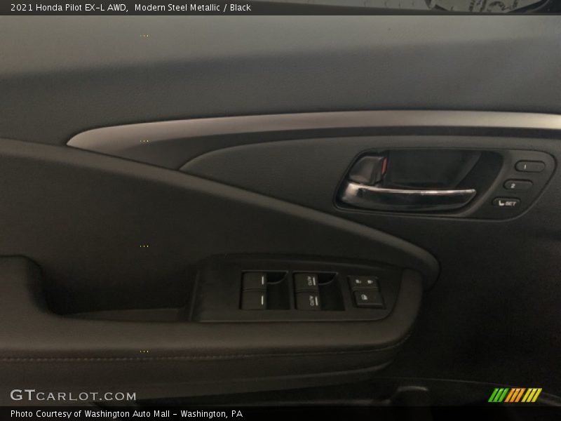 Modern Steel Metallic / Black 2021 Honda Pilot EX-L AWD