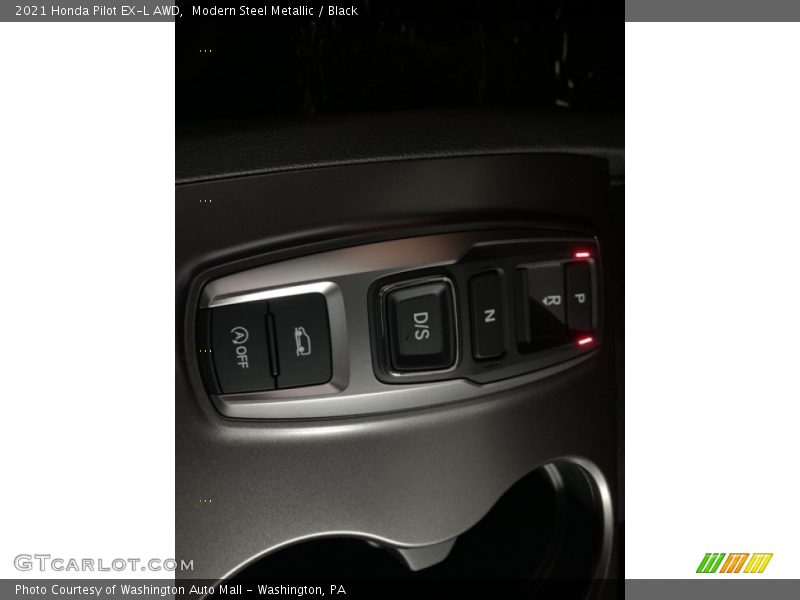 Modern Steel Metallic / Black 2021 Honda Pilot EX-L AWD
