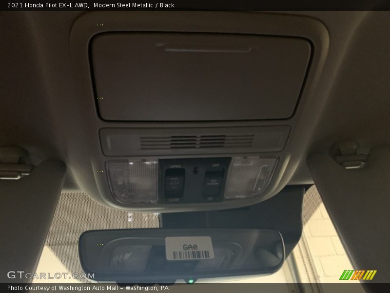 Modern Steel Metallic / Black 2021 Honda Pilot EX-L AWD