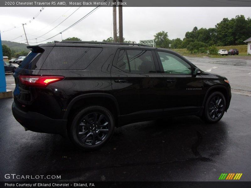 Mosaic Black Metallic / Jet Black 2020 Chevrolet Traverse RS AWD