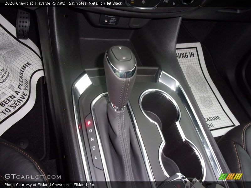 Satin Steel Metallic / Jet Black 2020 Chevrolet Traverse RS AWD