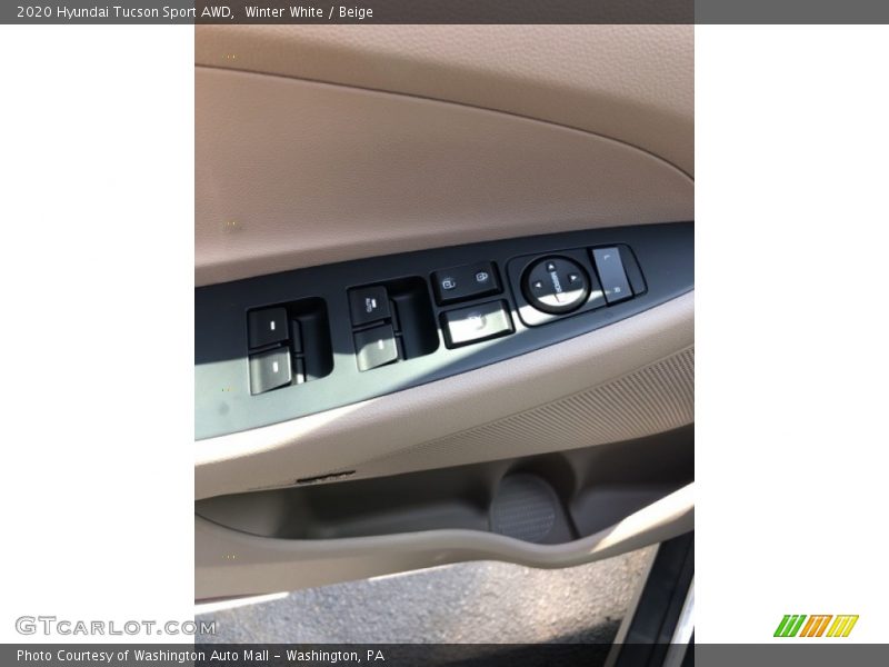 Winter White / Beige 2020 Hyundai Tucson Sport AWD