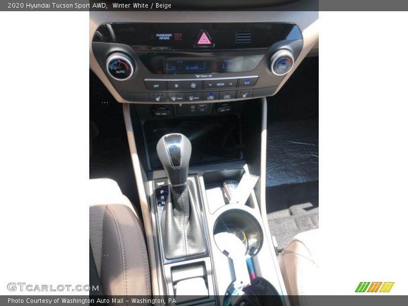 Winter White / Beige 2020 Hyundai Tucson Sport AWD
