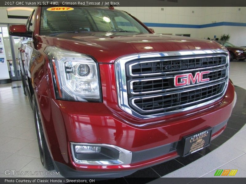 Crimson Red Tintcoat / Jet Black 2017 GMC Yukon XL SLT 4WD