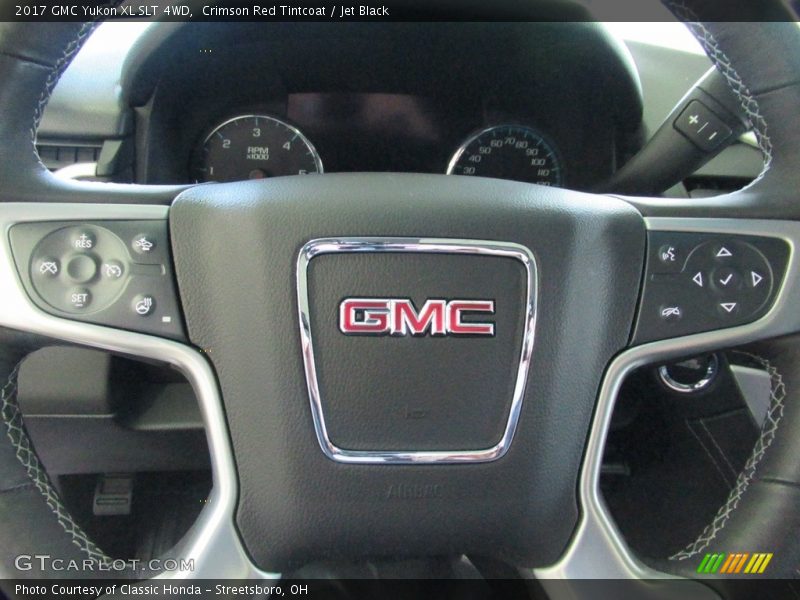 Crimson Red Tintcoat / Jet Black 2017 GMC Yukon XL SLT 4WD