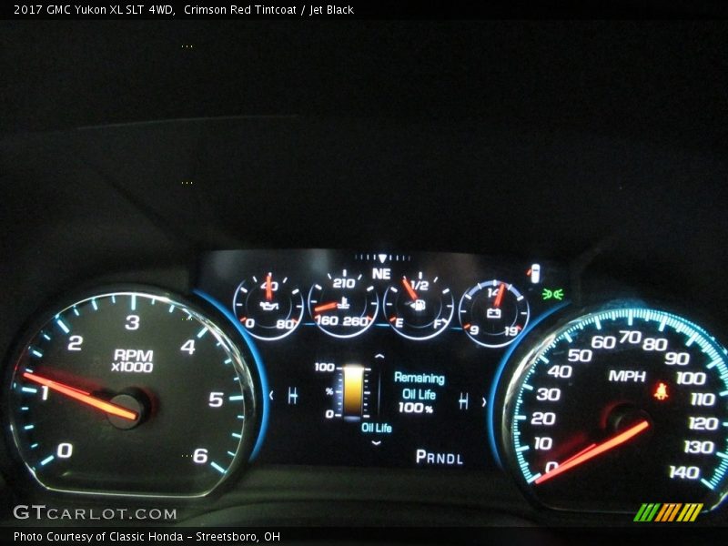 Crimson Red Tintcoat / Jet Black 2017 GMC Yukon XL SLT 4WD