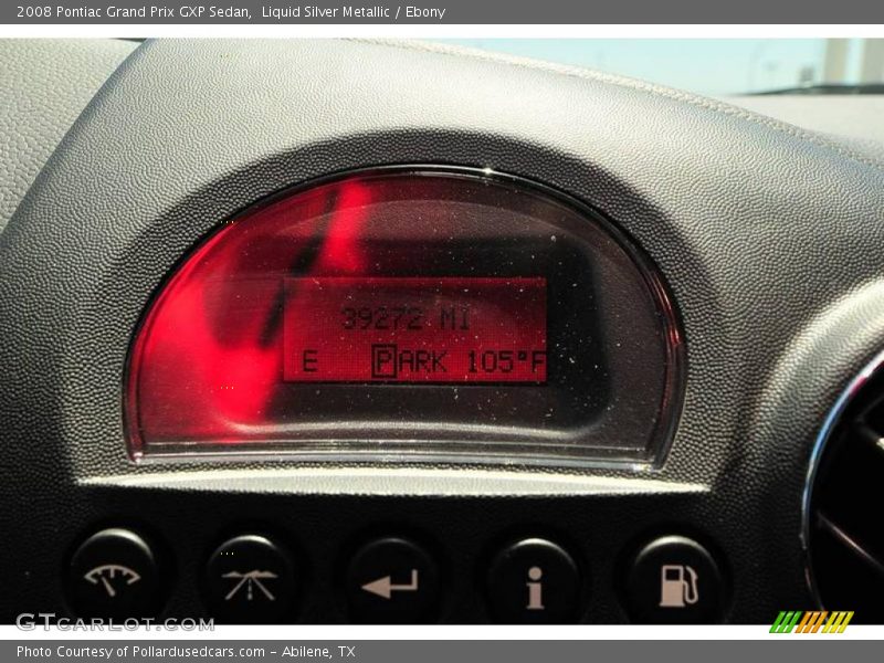 Liquid Silver Metallic / Ebony 2008 Pontiac Grand Prix GXP Sedan