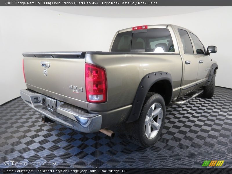 Light Khaki Metallic / Khaki Beige 2006 Dodge Ram 1500 Big Horn Edition Quad Cab 4x4