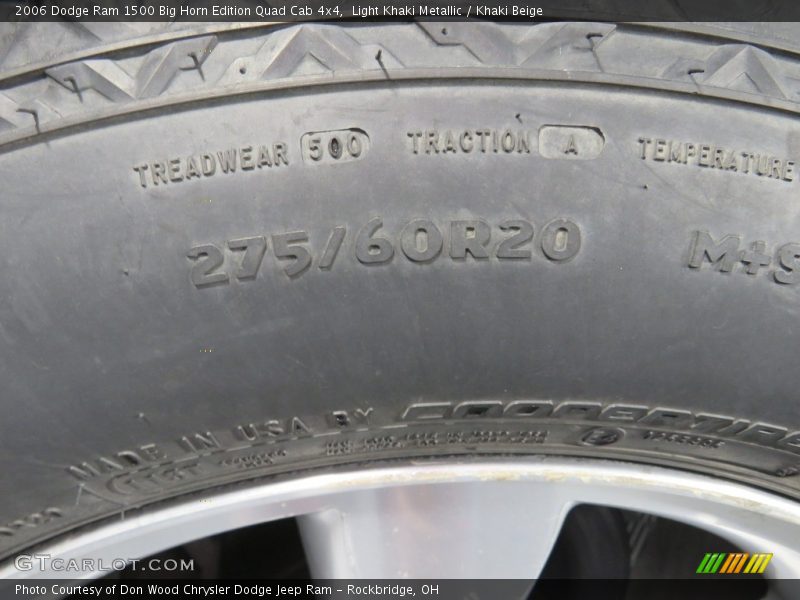 Light Khaki Metallic / Khaki Beige 2006 Dodge Ram 1500 Big Horn Edition Quad Cab 4x4