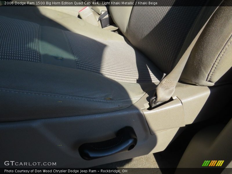 Light Khaki Metallic / Khaki Beige 2006 Dodge Ram 1500 Big Horn Edition Quad Cab 4x4