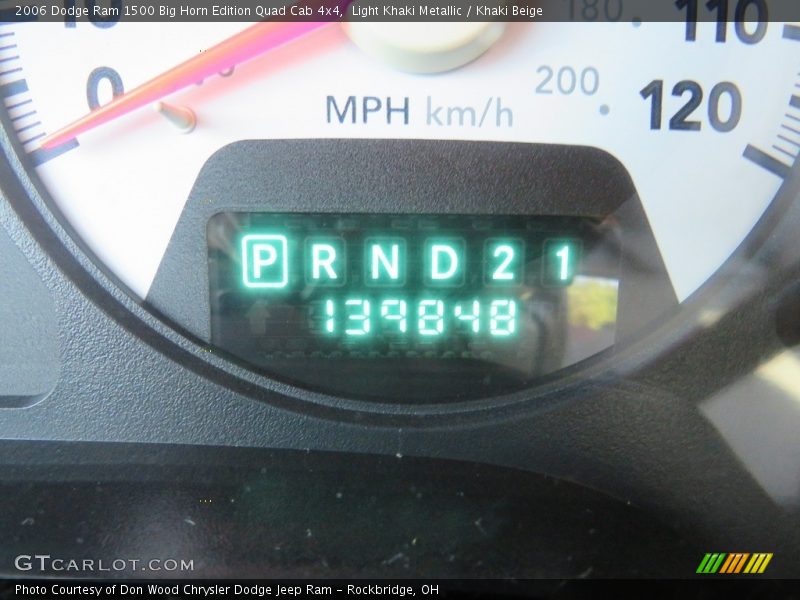 Light Khaki Metallic / Khaki Beige 2006 Dodge Ram 1500 Big Horn Edition Quad Cab 4x4
