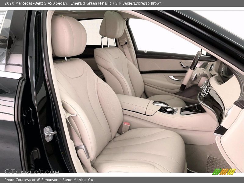 Emerald Green Metallic / Silk Beige/Espresso Brown 2020 Mercedes-Benz S 450 Sedan