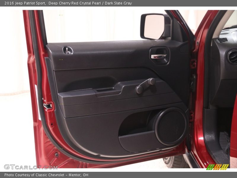 Deep Cherry Red Crystal Pearl / Dark Slate Gray 2016 Jeep Patriot Sport
