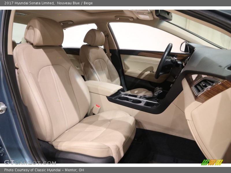 Nouveau Blue / Beige 2017 Hyundai Sonata Limited
