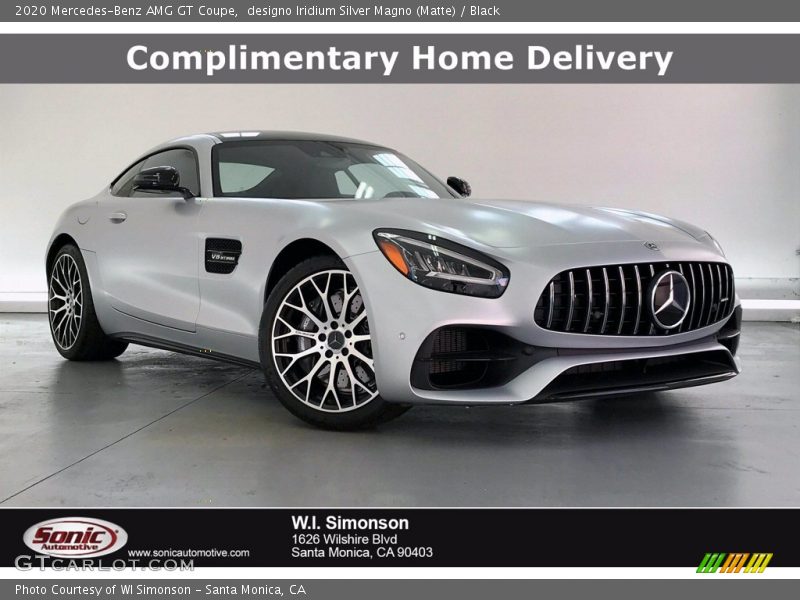 designo Iridium Silver Magno (Matte) / Black 2020 Mercedes-Benz AMG GT Coupe