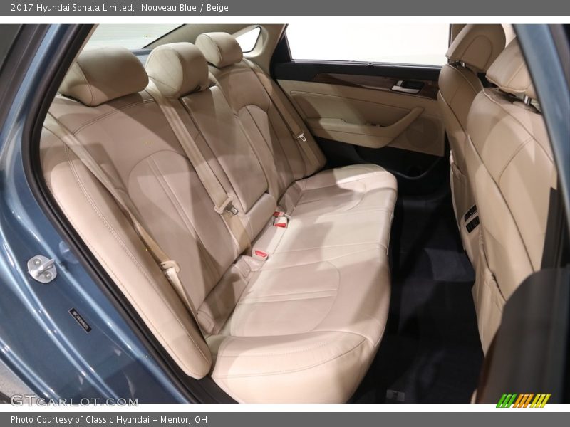 Nouveau Blue / Beige 2017 Hyundai Sonata Limited