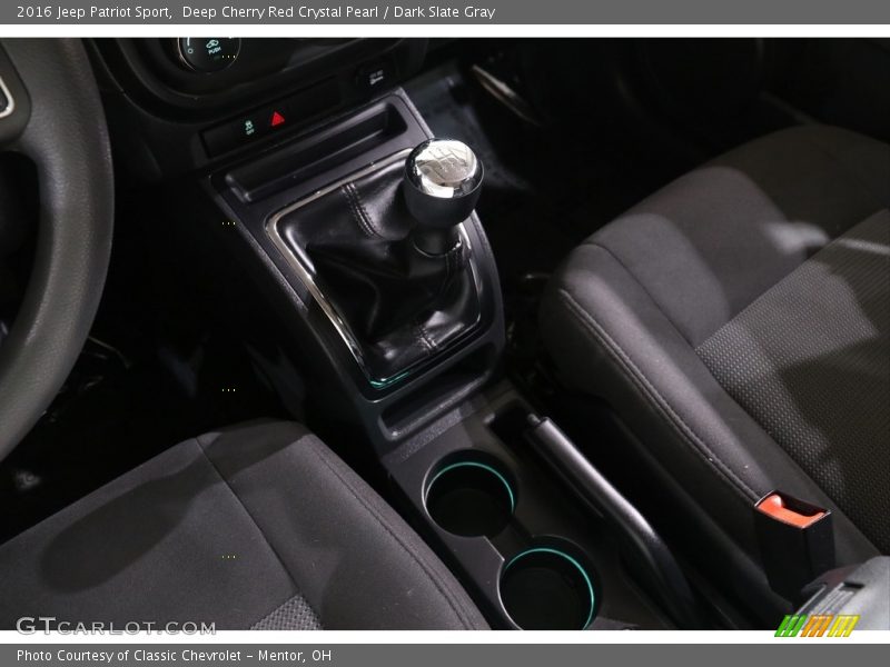 Deep Cherry Red Crystal Pearl / Dark Slate Gray 2016 Jeep Patriot Sport